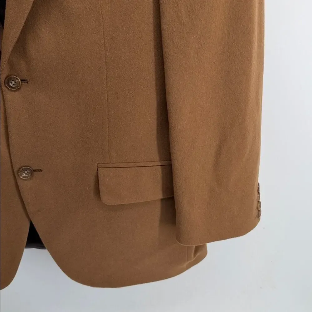 S. Cohen Prestige 100% Italian Cashmere two button double vent sport coat blazer